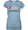 Image of Pit Bull Friends T-Shirt - Guys Tee - Ladies V-Neck