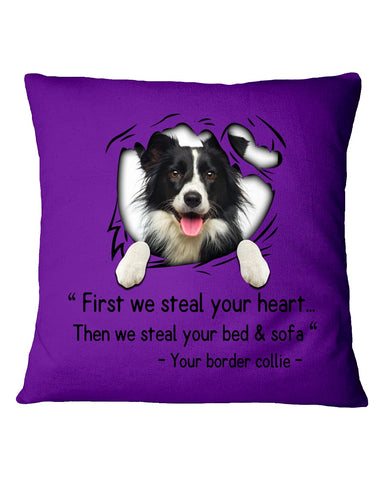 A True Friend Border Collie Limited Classic T-Shirt - Horizontal Poster - Pillow Cover