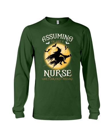 Assuming Nurse Witch Limited Classic T-Shirt - Guys V-Neck - Unisex Long Sleeve