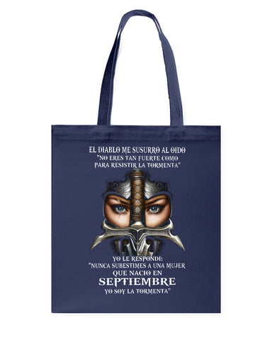 Septiembre Tote Bag - Guys Tee - Basketweave Tote Bag