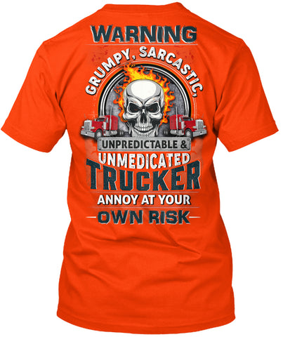 Warning Of The Trucker Limited Classic T-Shirt