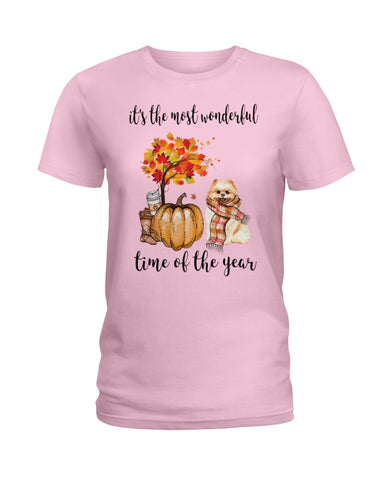 Pomeranian - The Most Wonderful Time T-Shirt - Hoodie - Ladies Tee