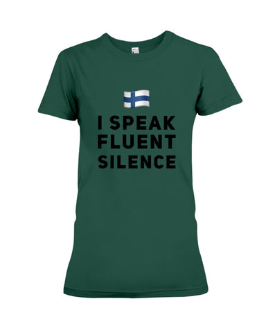 I Speake Fluence Silence Limited Classic T-Shirt - Ladies Flowy Tank - Ladies Tee