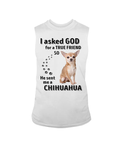 A True Friend- Chihuahua Limited Classic T-Shirt - Guys Tee - Unisex Long Sleeve