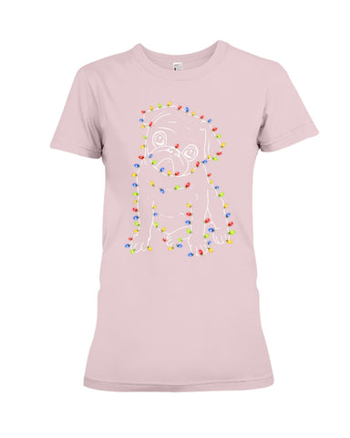 Coliful Dog Led Light Limited Classic T-Shirt - Youth Tee - Ladies Tee