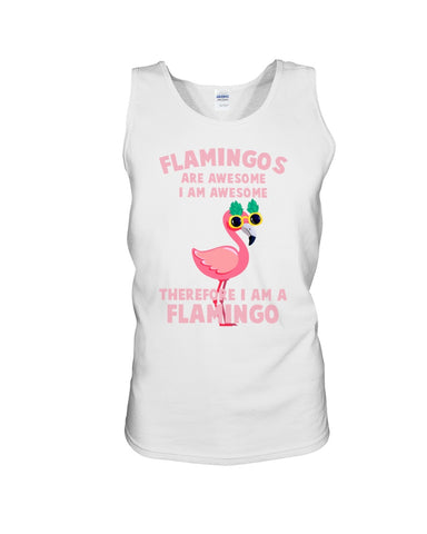 Flamingos Are Awesome Limited Classic T-Shirt - Unisex Tank Top - Youth Tee