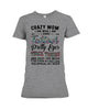 Image of Crazy Mom I Am Who I Am T-Shirt - Ladies Flowy Tank - Ladies Tee