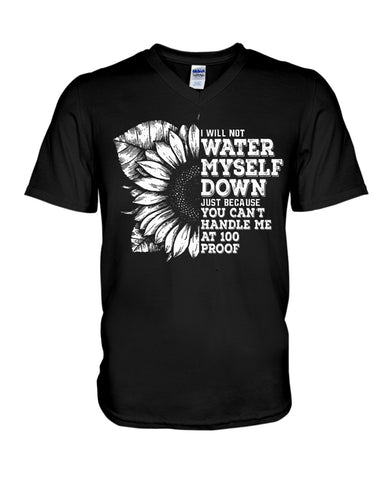 Water Myself Down Sunflower Limited Classic T-Shirt - Hoodie - Guys V-Neck