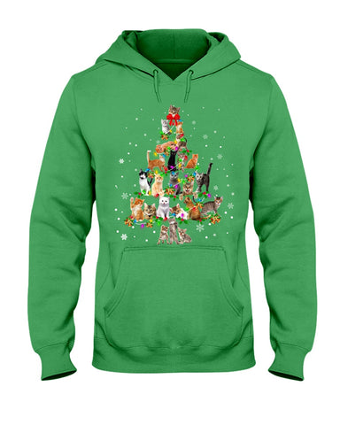 Unique Cat Christmas Tree Limited Classic T-Shirt - Youth Tee - Hoodie