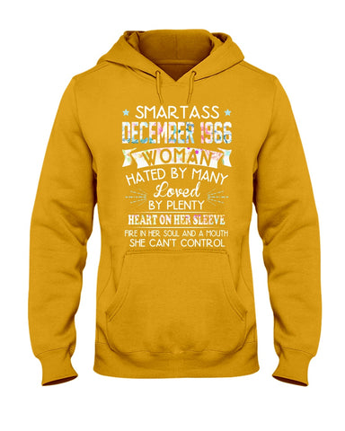 Smartass December 1966 T-Shirt - Hoodie - Ladies Tee