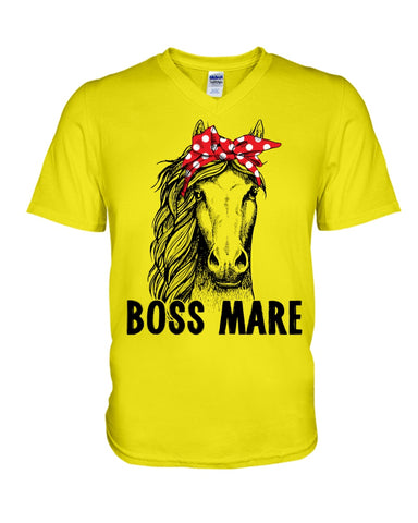 Boss Mare Horse Limited Classic T- Shirt - Hoodie - Guys V-Neck