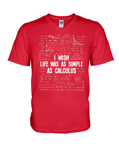 I Wish Life Was As Simple As Calculus Limited Classic T-Shirt - Guys V-Neck - Basketweave Tote Bag