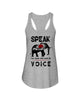 Image of Elephant Speakfor Those Who Have No Voice T-Shirt - Unisex Tank Top - Ladies Flowy Tank