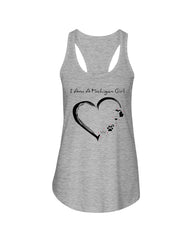 Michigan Girl Heart T-Shirt - Ladies Flowy Tank - Youth Tee