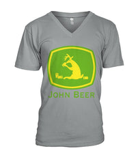 John Beer-Funny Tractor Limited Classic T-Shirt - Guys V-Neck - Ladies V-Neck