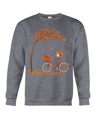 A Cool English Bulldog In Fall Limited Classic T-Shirt - Sweatshirt - Ladies Flowy Tank