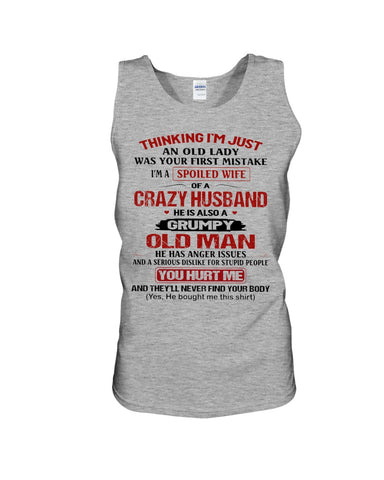 A Wife Of A Grumpy Husband Limited Classic T-Shirt - Sweatshirt - Unisex Tank Top