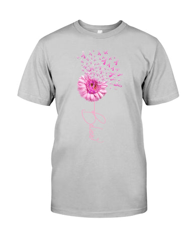 Believe - Breast Cancer Awareness Limited Classic T-Shirt - Guys Tee - Unisex Long Sleeve