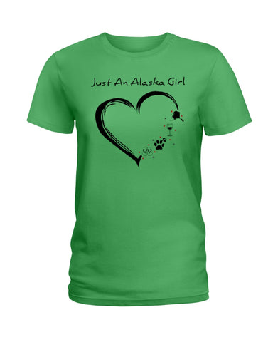 Just An Alaska Girl Limited Classic T-Shirt - Hoodie - Ladies Tee