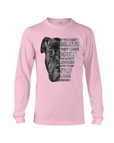 Look Into Pitbull's Eye T-Shirt - Unisex Long Sleeve - Mug