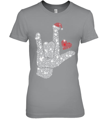 Sign Language Bright T-Shirt - Guys Tee - Ladies Tee