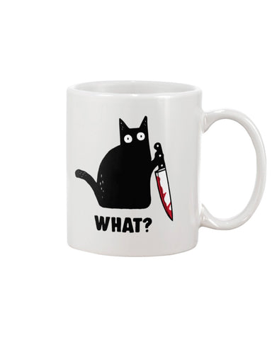 Murdered Cat T-Shirt - Guys V-Neck - Mug