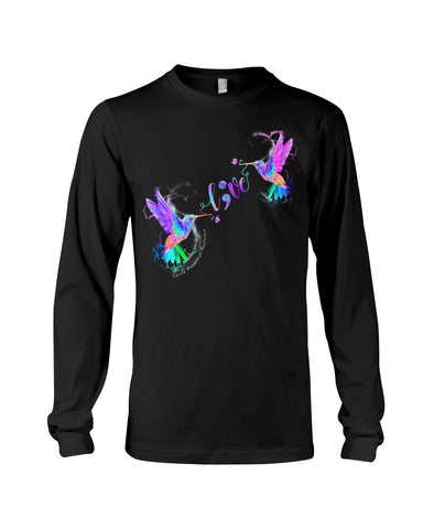 Coloful Couple Of Birds Fall In Love Limited Classic T- Shirt - Guys V-Neck - Unisex Long Sleeve