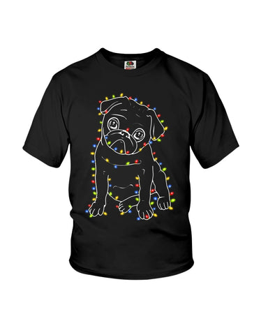 Coliful Dog Led Light Limited Classic T-Shirt - Youth Tee - Ladies Tee