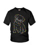 Image of Coliful Dog Led Light Limited Classic T-Shirt - Youth Tee - Ladies Tee