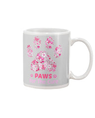 Paws For The Cure - Black Mug