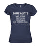 Image of Some Aunts Have Tattoos T-Shirt - Guys V-Neck - Ladies V-Neck