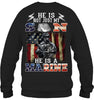 Image of He Is Not Just My Son He Is A Marine Limited Classic T-Shirt - Sweatshirt - Guys V-Neck