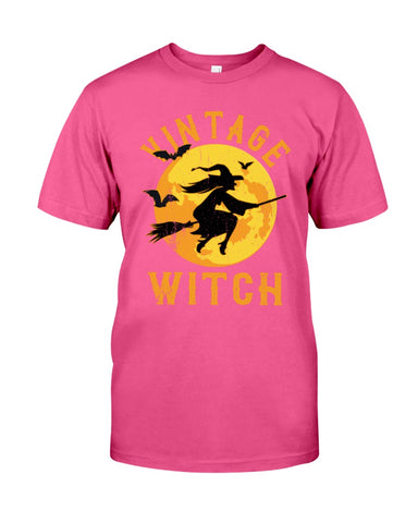 Vintage Witch Limited Classic T-Shirt - Guys Tee - Unisex Long Sleeve