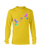 Image of Coloful Couple Of Birds Fall In Love Limited Classic T- Shirt - Guys V-Neck - Unisex Long Sleeve