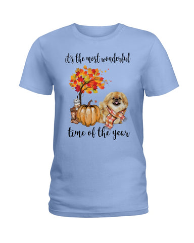 Pekingese - The Most Wonderful Time T-Shirt - Hoodie - Ladies Tee