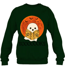 Boo Loves Booooooks T-Shirt - Sweatshirt - Ladies V-Neck