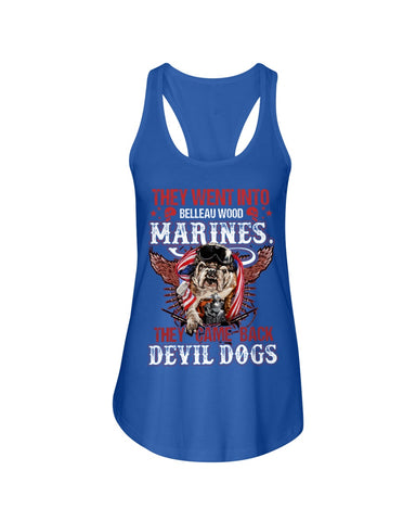 Belleauwood Marines - Devil Dogs T-Shirt - Ladies Flowy Tank - Youth Tee