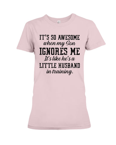 Little Husband In Training T-Shirt - Youth Tee - Ladies Tee