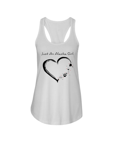 Just An Alaska Girl Limited Classic T-Shirt - Ladies Flowy Tank - Youth Tee