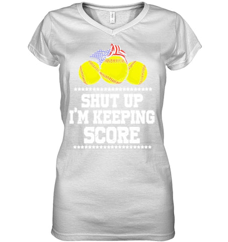 Shut Up! I'm Keeping Score Limited Classic T- Shirt - Guys V-Neck - Ladies V-Neck