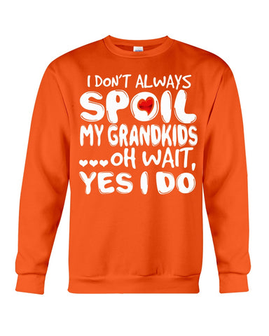 I Don't Always Spoil My Grandkids Classic T-Shirt - Guys Tee - Sweatshirt