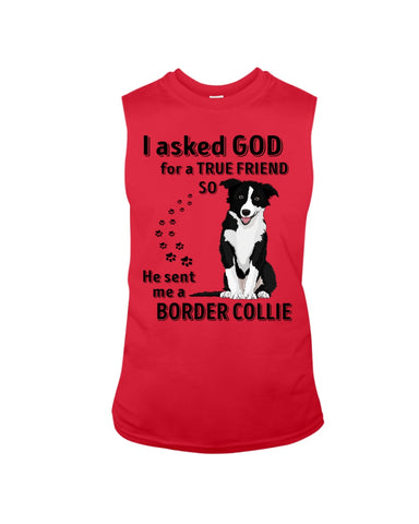 A True Friend Border Collie Limited Classic T-Shirt - Guys Tee - Unisex Long Sleeve