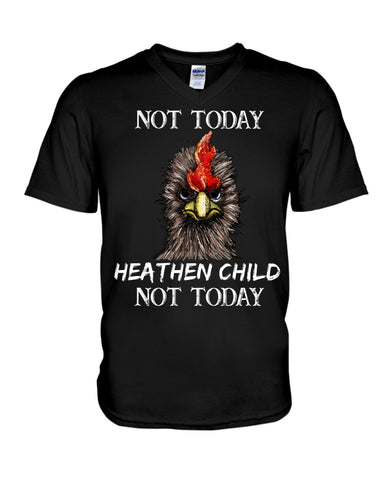 Heathen Child Not Today T-Shirt - Guys V-Neck - Mug