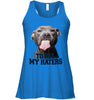 Image of Pit Bull To All My Hater Limited Classic T- Shirt - Ladies Flowy Tank - Sweatshirt