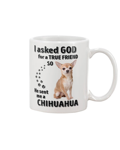 A True Friend- Chihuahua Limited Classic T-Shirt - Guys V-Neck - Mug