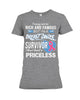 Image of I'm A Breast Cancer Survivor And That's Priceless Limited Classic T- Shirt - Ladies Flowy Tank - Ladies Tee