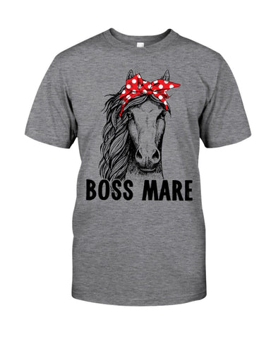 Boss Mare Horse Limited Classic T- Shirt - Guys Tee - Sweatshirt