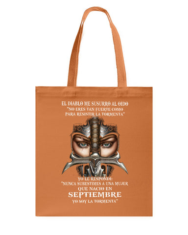 Septiembre Tote Bag - Guys Tee - Basketweave Tote Bag