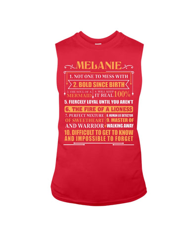 Melanie Characteristic Limited Classic T-Shirt - Guys Tee - Unisex Long Sleeve