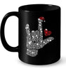 Image of Sign Language Bright T-Shirt - Youth Tee - Mug